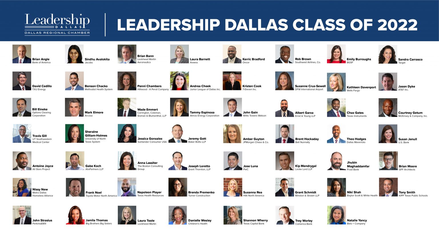 Leadership Dallas Class of 2022 Dallas Regional Chamber