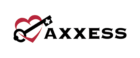 Company logo and link for Axxess